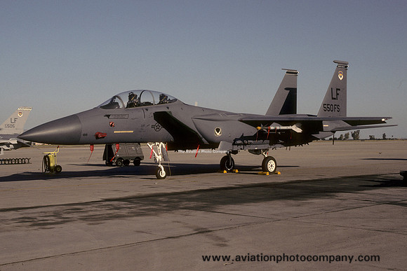 USAF 58 FW 550 FS McDonnell Douglas F-15E Strike Eagle 87-0186/LF