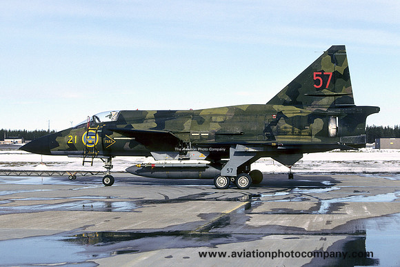 Swedish Air Force F21 SAAB AJSH-37 Viggen 37918/57 (2005)