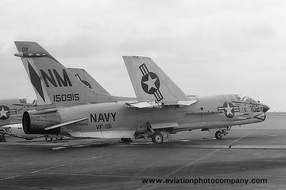 US Navy VF-191 Chance F-8J Crusader 150925/NM-102 (1975)