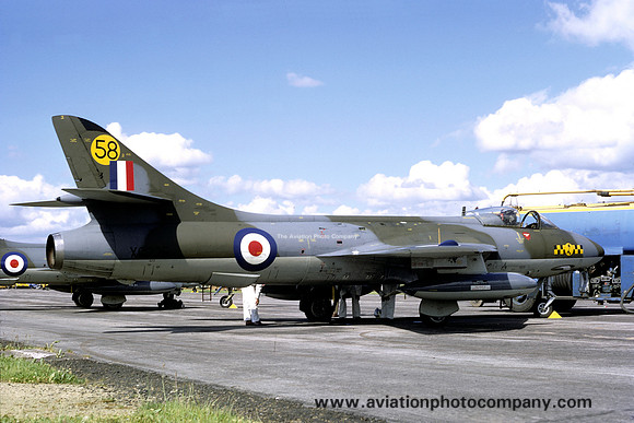 RAF 229 OCU Hawker Hunter F.6 XG225/58 (1975)