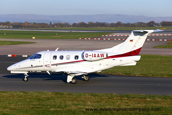 Embraer Phenom 100 D-IAAW at Manchester (2014)