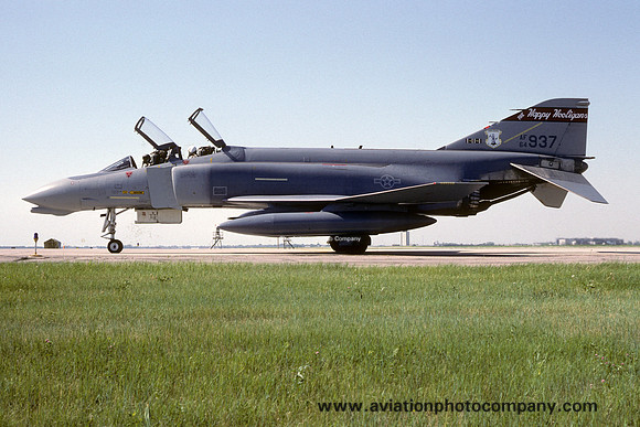 USAF North Dakota ANG 178 FIS McDonnell F-4D Phantom 64-0937 (1988)
