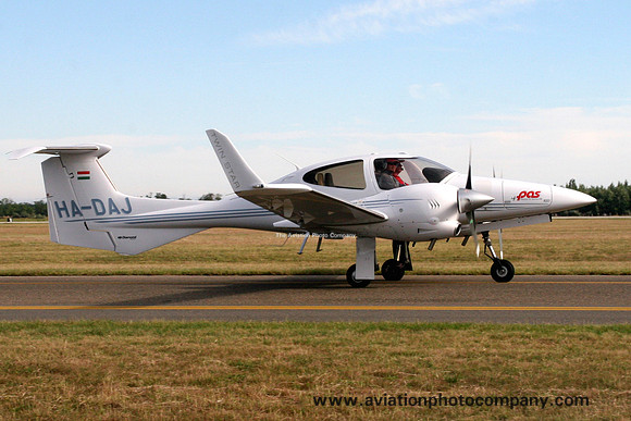 Diamond DA-42 HA-DAJ at Kecskemet (2008)
