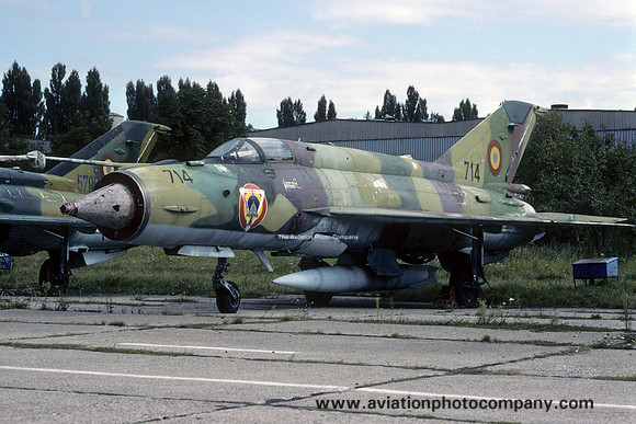 Romanian Air Force Mikoyan MiG-21MF Lancer A 714 (2003)