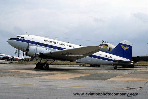 Nigerian Trade Wings Douglas C-47A 5N-ATA at Hal Far (1978)