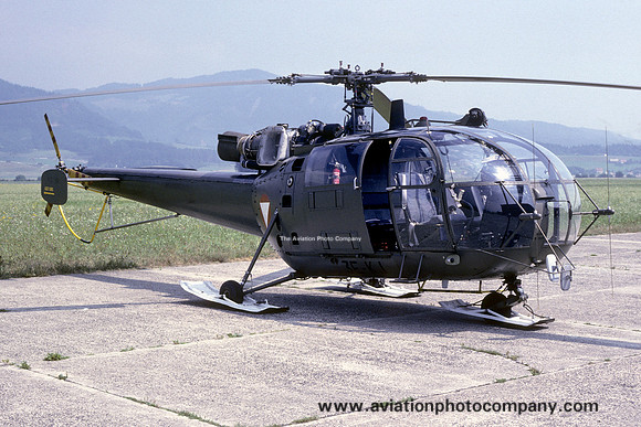Austrian Air Force Sud Alouette III 3E-KJ (1986)