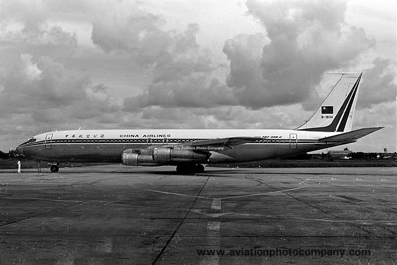 China Airlines Boeing 707-300C B-1834 (1976)