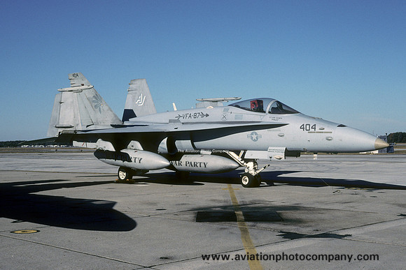 US Navy VFA-87 McDonnell Douglas F/A-18C Hornet 164687/AJ-400 (2001)