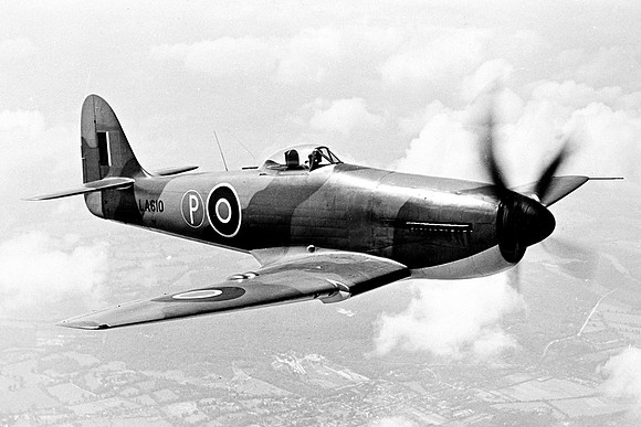 RAF Hawker Fury I LA610 Air to Air