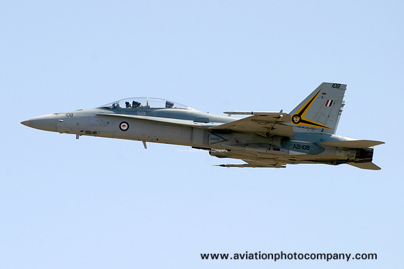 RAAF 2 OCU McDonnell Douglas F/A-18B Hornet A21-108 (2009)