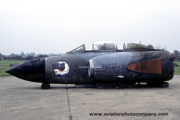RAF Gloster Javelin FAW.7 XH837 dumped at RAF Northolt (1985)