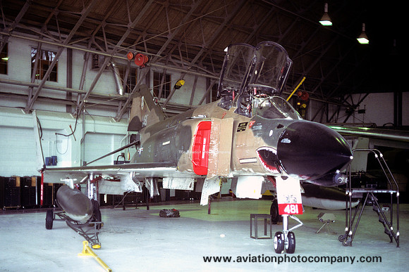 USAF Indiana ANG 163 TFS McDonnell F-4C Phantom 63-7481 (1979)