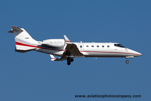Learjet 60 M-ALEX at Frankfurt (2013)