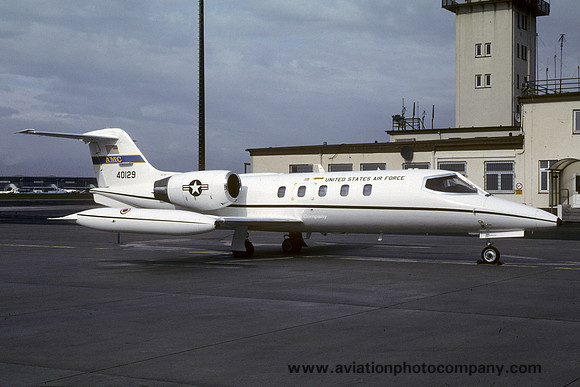 USAF 375 AW Learjet C-21A 84-0129 at Rhein Main (2001)