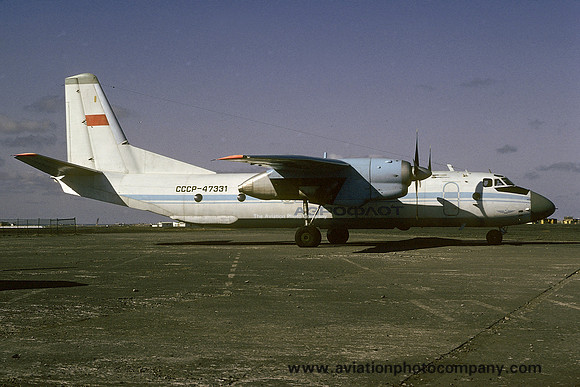 Aeroflot Antonov An-26 CCCP-47331 on delivery to the Cuban Air Force (1979)