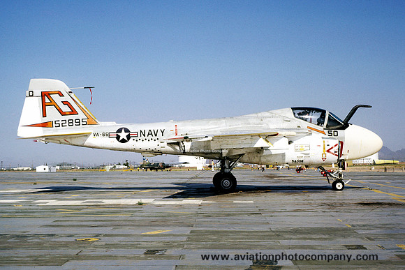 US Navy VA-65 Grumman A-6E Intruder 152895/AG-50 at MASDC Davis Monthan (1978)
