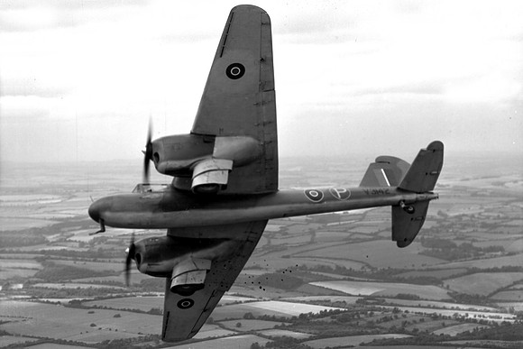 RAF Boulton Paul P.92/2 V3142 Air to Air