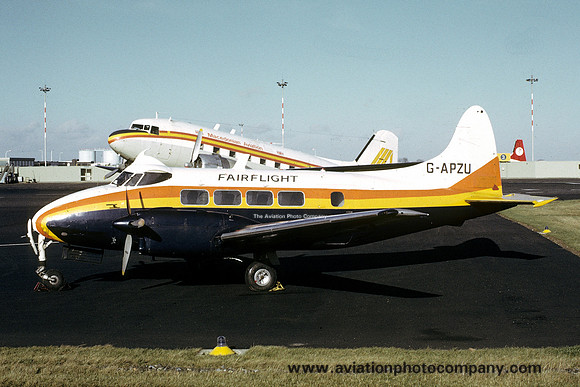 Fairflight De Havilland Dove G-APZU (1974)