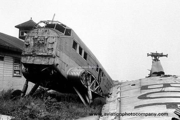 Junkers Ju52 F-BBOF derelict at Le Bourget