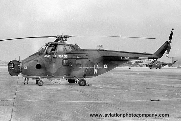 RAF 110 Squadron Westland Whirlwind HAR.10 XP401/W at RAF Seletar (1966)