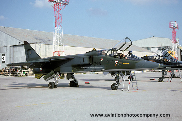French Air Force EC1/7 Sepecat Jaguar E E32/7-HW at Malta Luqa IAP (2003)