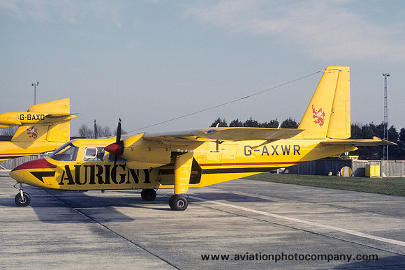 Aurigny Britten Norman BN-2 Islander G-AXWR (1987)
