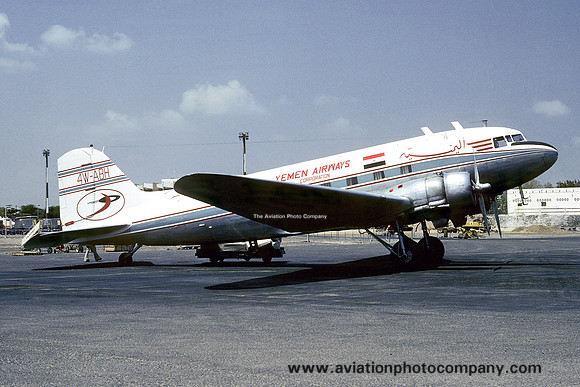 Yemen Airways Douglas DC-3-194C 4W-ABH (1977)