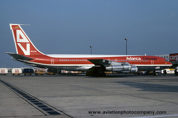 Avianca Colombia Boeing 707-359B HK-1410 (1979)