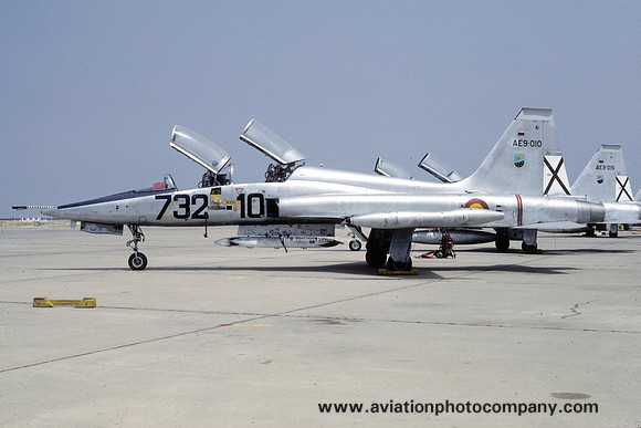 Spanish Air Force Esc 732 CASA/Northrop F-5M Freedom Fighter AE.9-010/732-10 (1987)