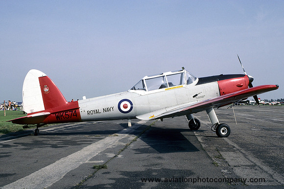 Royal Navy Yeovilton Station Flight DHC-1 Chipmunk T.10 WK574 (1987)