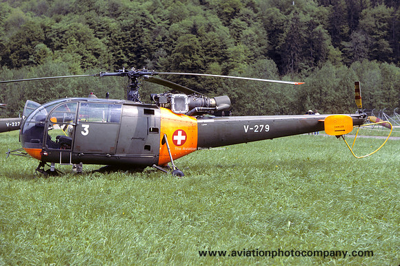 Swiss Air Force Sud Alouette III V-279 (1984)