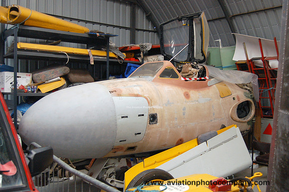 Royal Navy De Havilland Sea Venom FAW.22 XG737 at East Midlands Aeropark (2011)