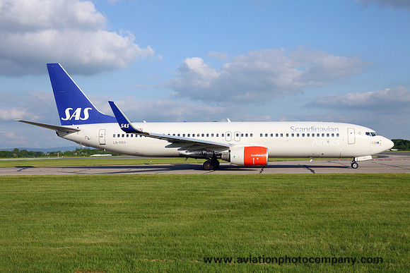 SAS Boeing 737-800 LN-RRH at Manchester IAP (2016)