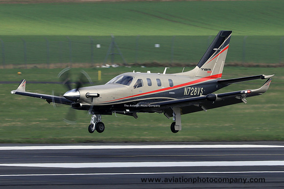 SOCATA TBM-960 N728VS at Prestwick (2024)