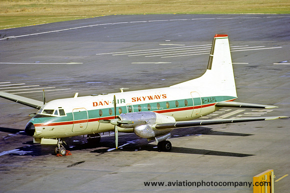 Dan Air Skyways Hawker Siddeley HS.748 G-ASPL (1973)