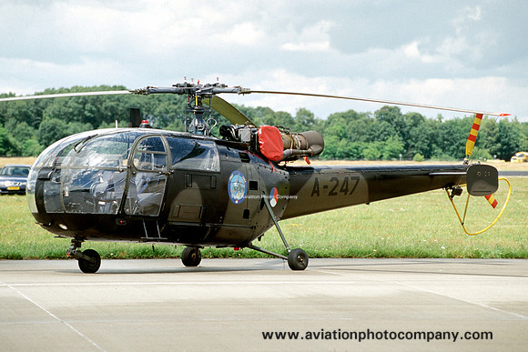 Dutch Air Force 300 Squadron Sud Alouette III A-247 (2004)