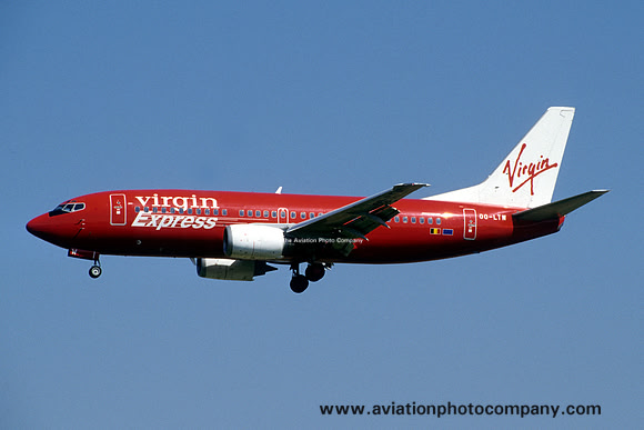Virgin Express Boeing 737-300 OO-LTW (1998)