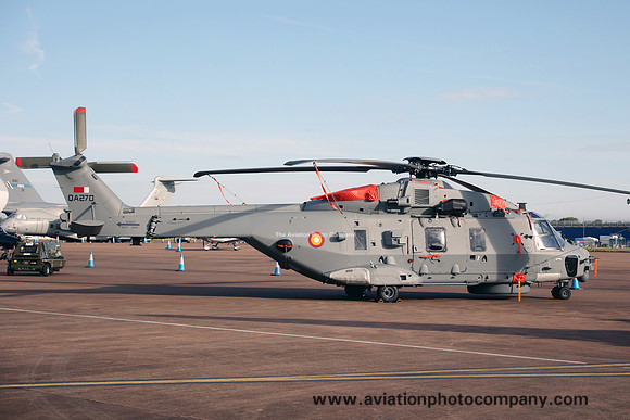 Qatari Air Force 8 Squadron NHI NH90-NFH QA270 at RIAT Fairford (2024)