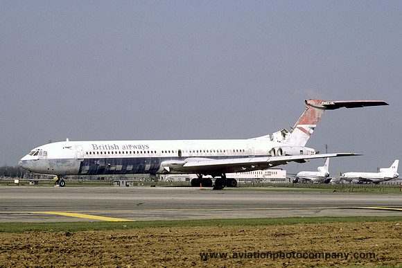 RAF Vickers VC-10 ZD232/G-ASGD stored at Brize Norton (1988)