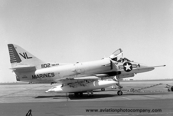 US Marines VMA-331 Douglas A-4E Skyhawk 151102/VL-4 (1966)