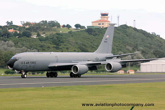 USAF 22 ARW Boeing KC-135R Startotanker 58-0093 at Lajes (2012)